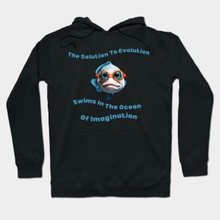 Evolution Ocean Imagination Shirt - Artistic Statement Tee for Daily Wear, Unique Gift for Dreamers and Thinkers Hoodie
